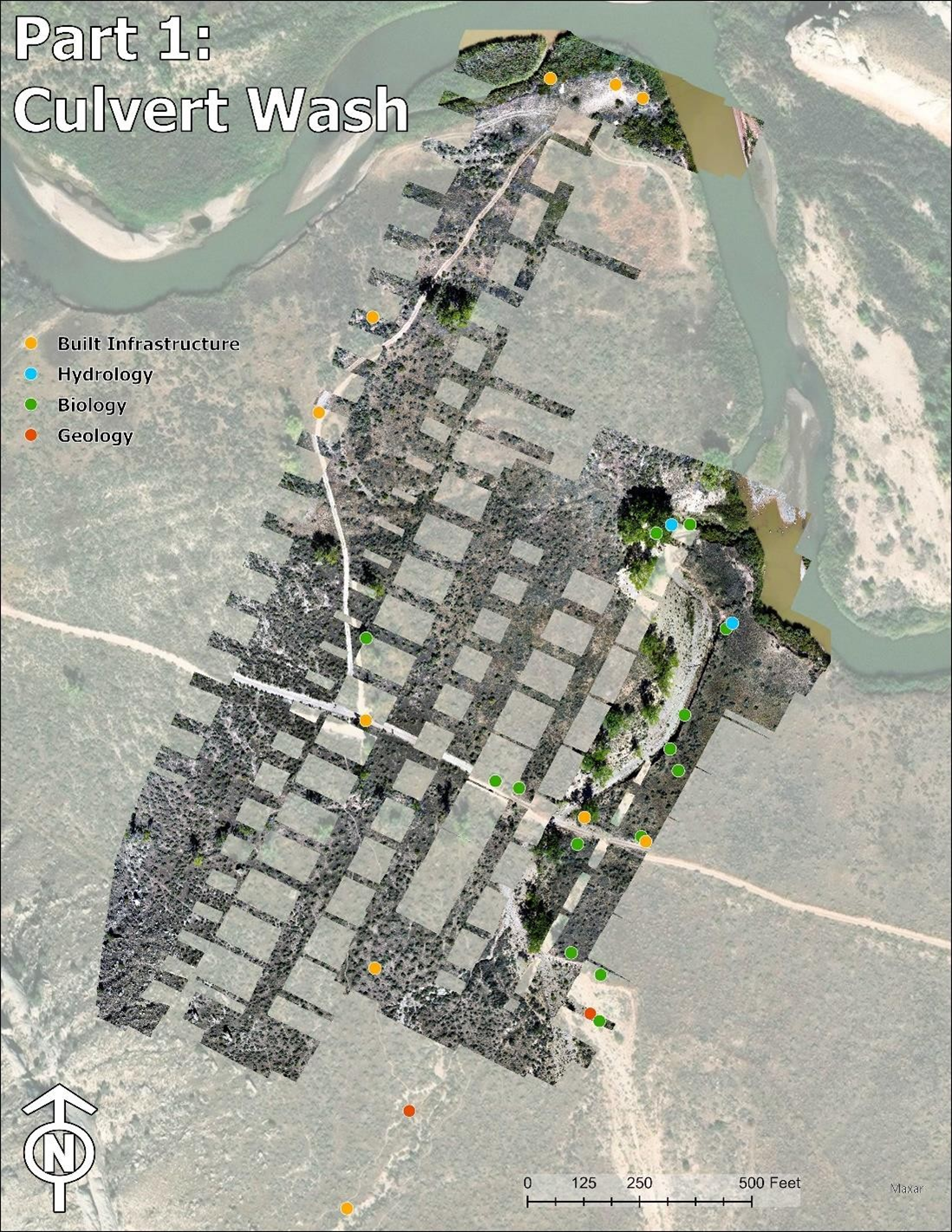 Figure 3: Field Maps data over orthomosaic